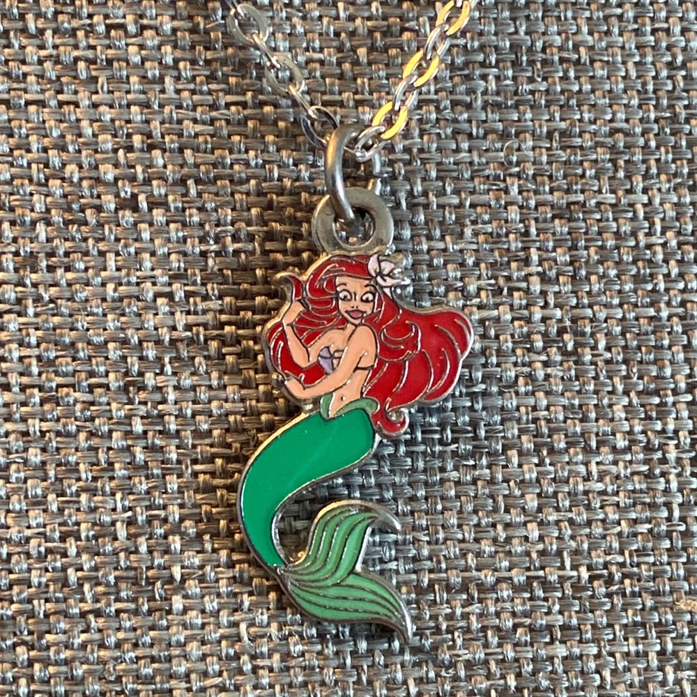 DISNEY SET Little Mermaid Necklace & Earrings